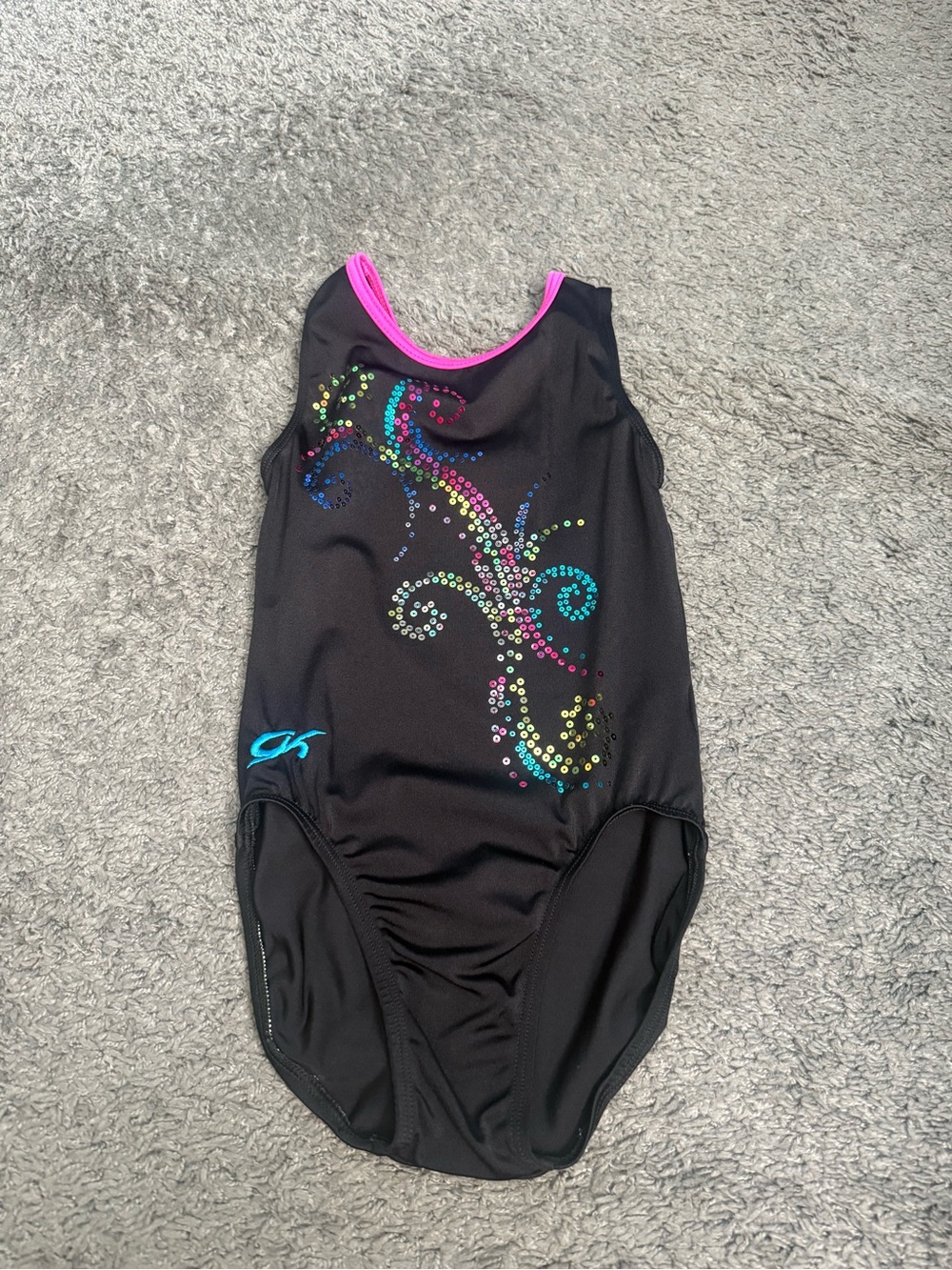 GK Elite Embellished Leotard Sz CL